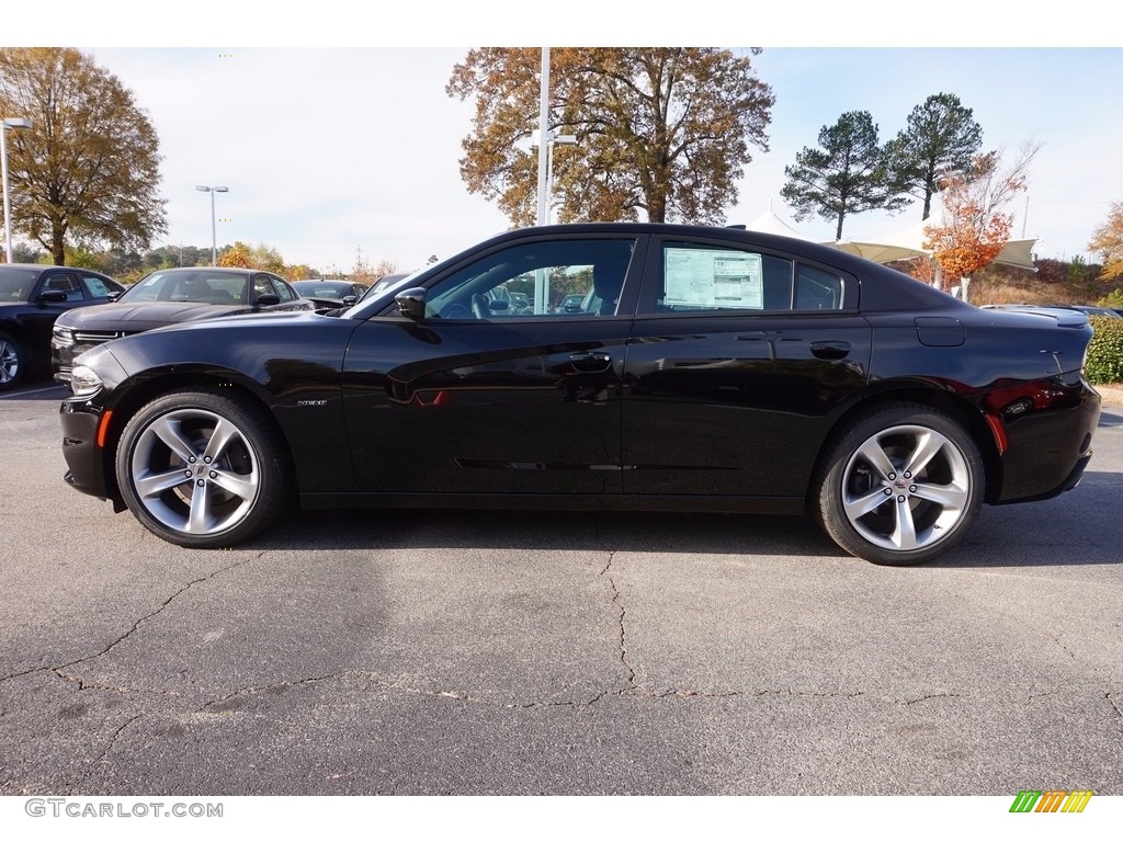 Pitch-Black 2017 Dodge Charger R/T Exterior Photo #117181828