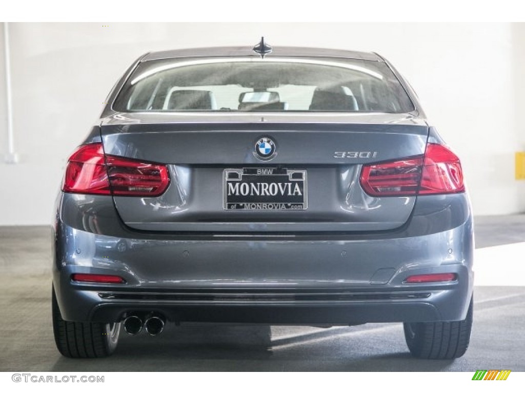 2017 3 Series 330i Sedan - Mineral Grey Metallic / Black photo #4
