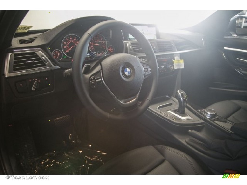 2017 3 Series 330i Sedan - Mineral Grey Metallic / Black photo #6