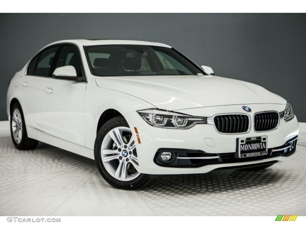 2017 3 Series 330i Sedan - Alpine White / Black photo #12