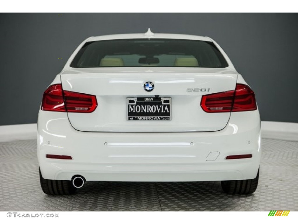 2017 3 Series 320i Sedan - Alpine White / Venetian Beige/Black photo #4