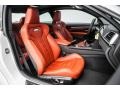 Sakhir Orange/Black 2017 BMW M4 Coupe Interior Color