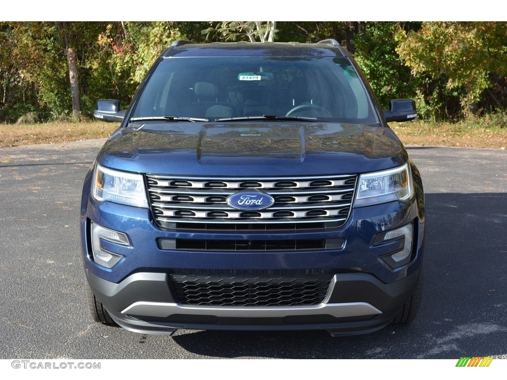 2017 Explorer XLT - Blue Jeans / Ebony Black photo #10