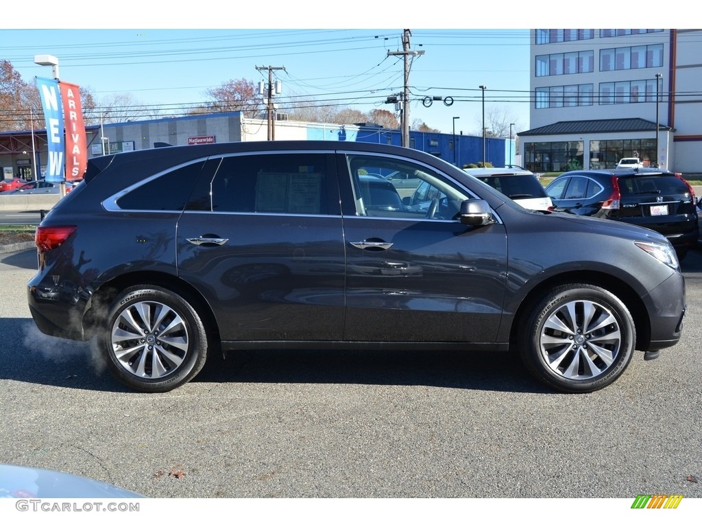 2016 MDX SH-AWD Technology - Graphite Luster Metallic / Ebony photo #2