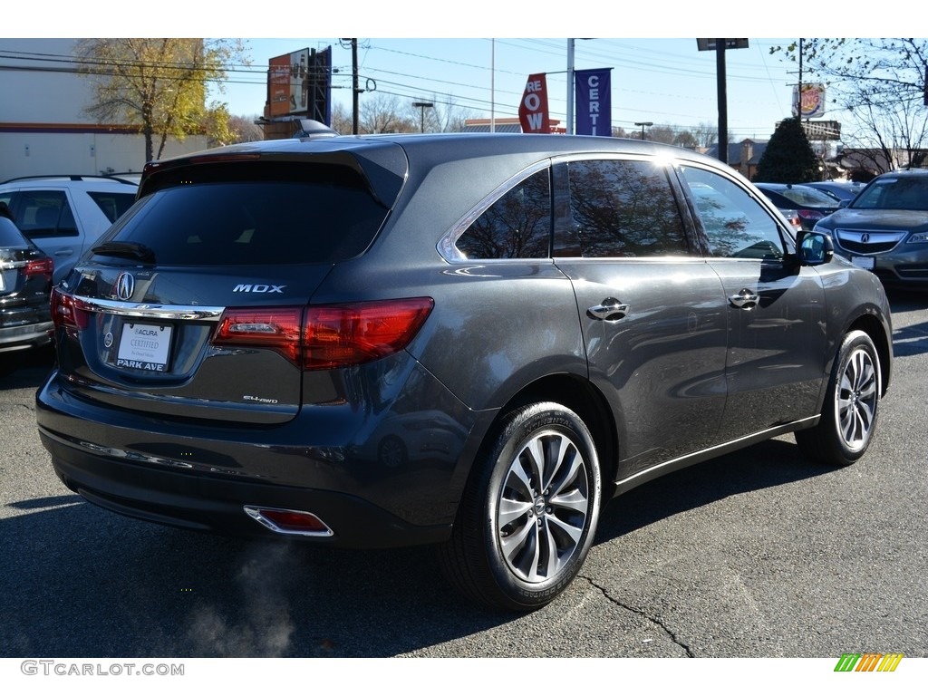 2016 MDX SH-AWD Technology - Graphite Luster Metallic / Ebony photo #3