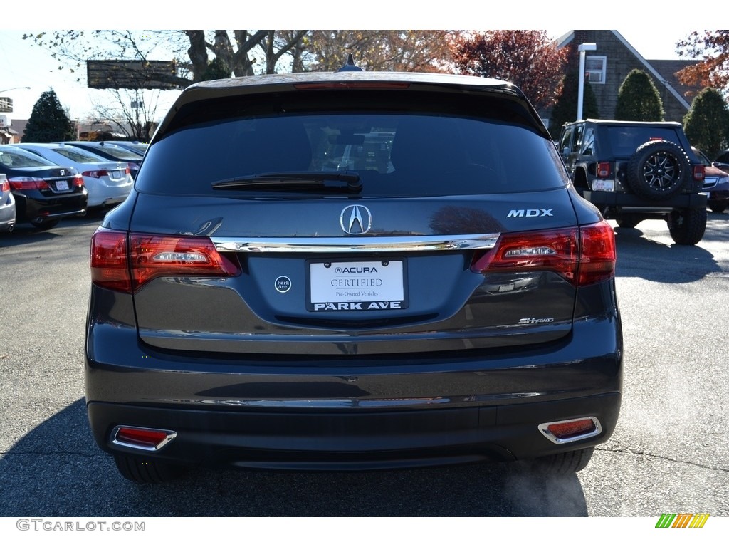 2016 MDX SH-AWD Technology - Graphite Luster Metallic / Ebony photo #4