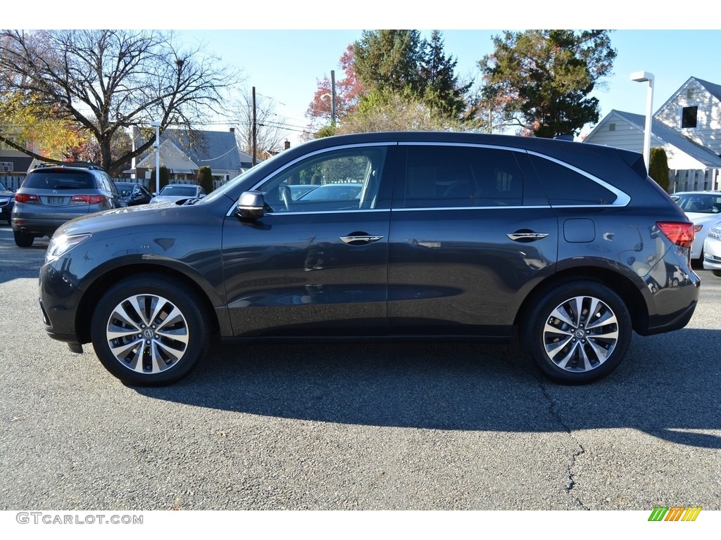 2016 MDX SH-AWD Technology - Graphite Luster Metallic / Ebony photo #6