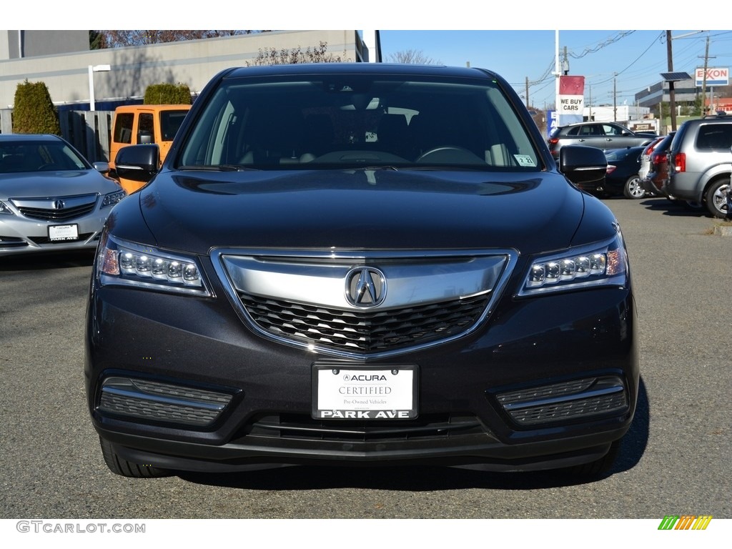 2016 MDX SH-AWD Technology - Graphite Luster Metallic / Ebony photo #8
