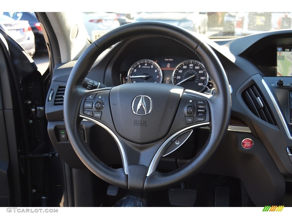 2016 MDX SH-AWD Technology - Graphite Luster Metallic / Ebony photo #18