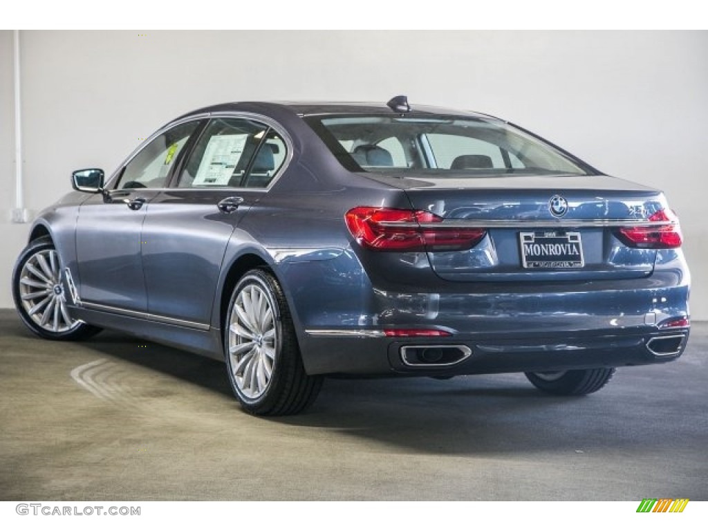 2017 7 Series 740i Sedan - Arctic Gray Metallic / Black photo #3