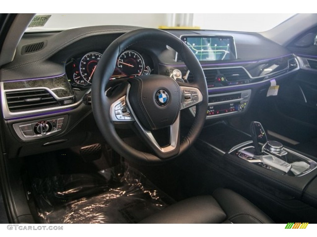 2017 7 Series 740i Sedan - Arctic Gray Metallic / Black photo #6