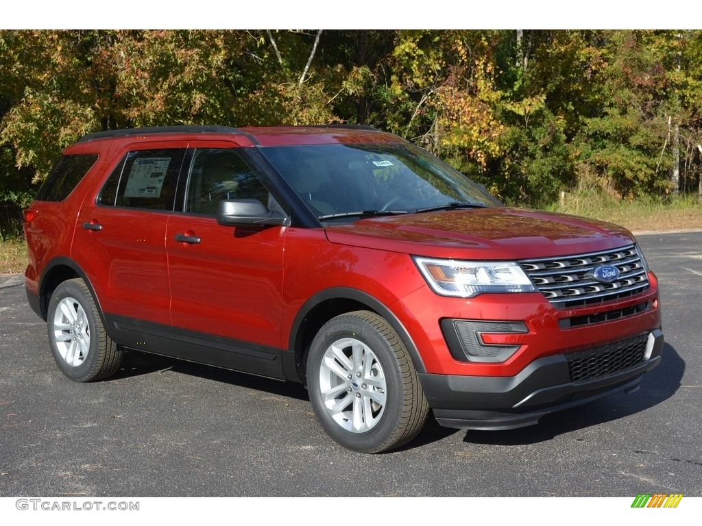 Ruby Red 2017 Ford Explorer FWD Exterior Photo #117185158