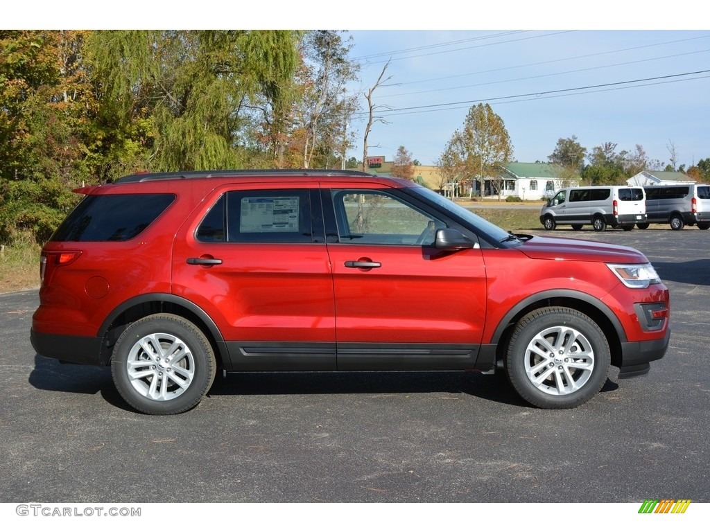 Ruby Red 2017 Ford Explorer FWD Exterior Photo #117185188