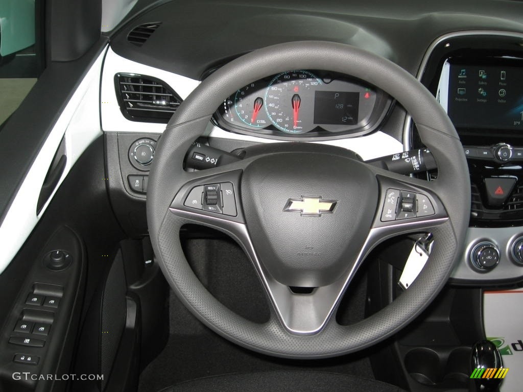 2017 Chevrolet Spark LT Jet Black Steering Wheel Photo #117185440