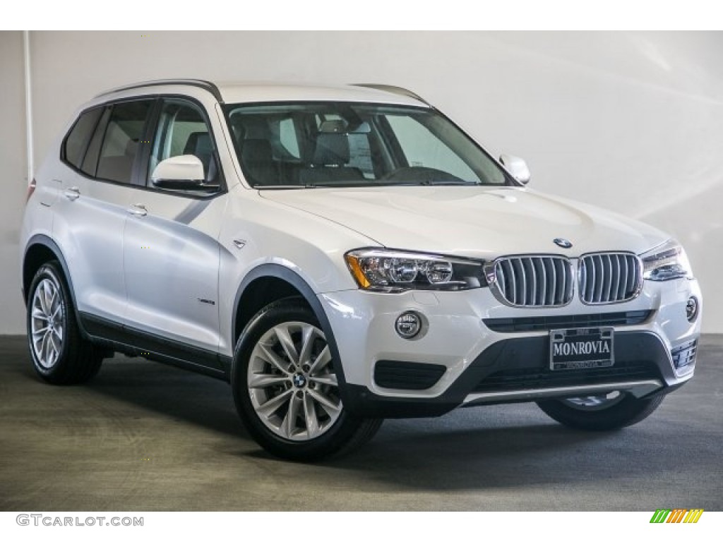 Mineral White Metallic 2017 BMW X3 sDrive28i Exterior Photo #117186010