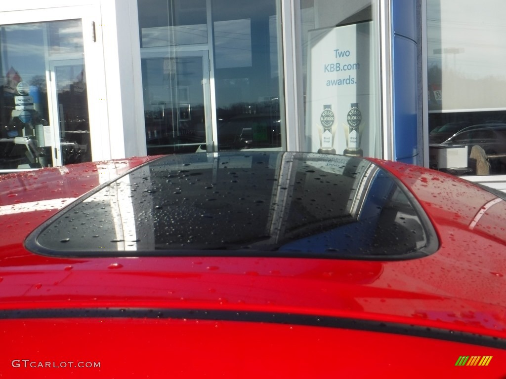 2014 Civic EX Coupe - Rallye Red / Gray photo #4