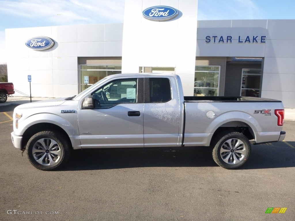 2017 F150 XL SuperCab 4x4 - Ingot Silver / Black photo #9