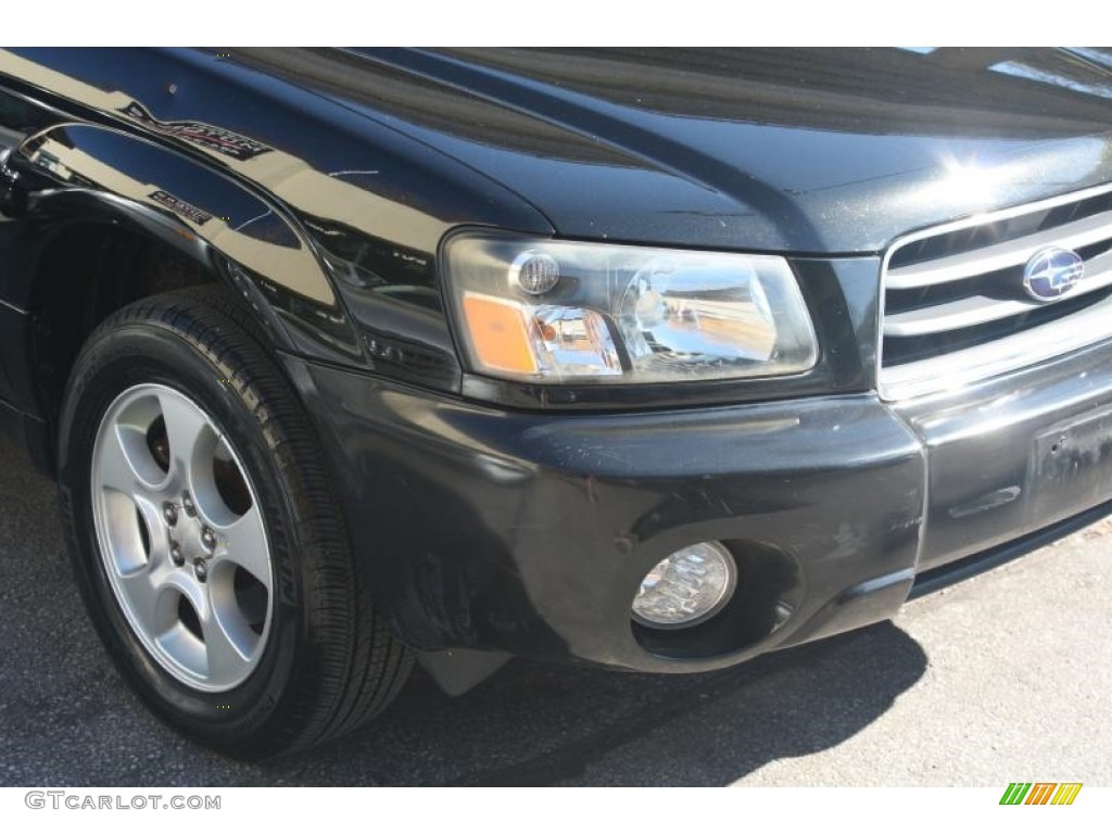 2004 Forester 2.5 XS - Java Black Pearl / Gray photo #5