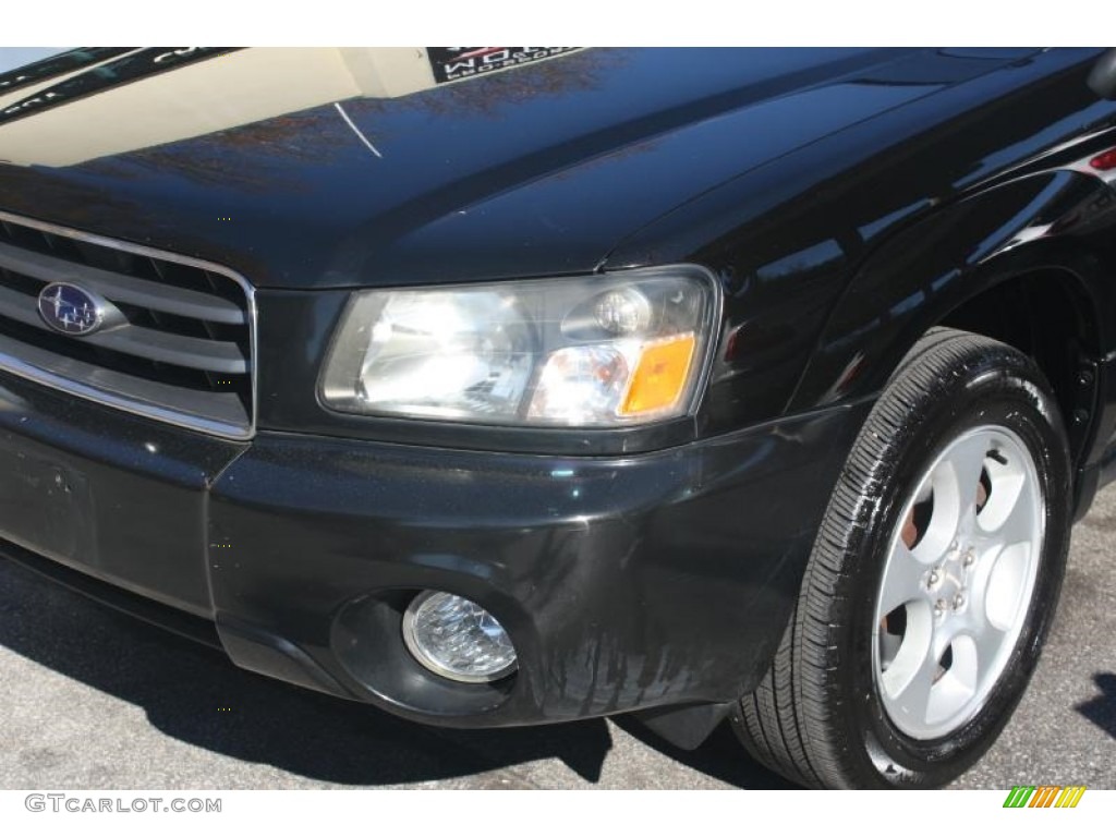 2004 Forester 2.5 XS - Java Black Pearl / Gray photo #8