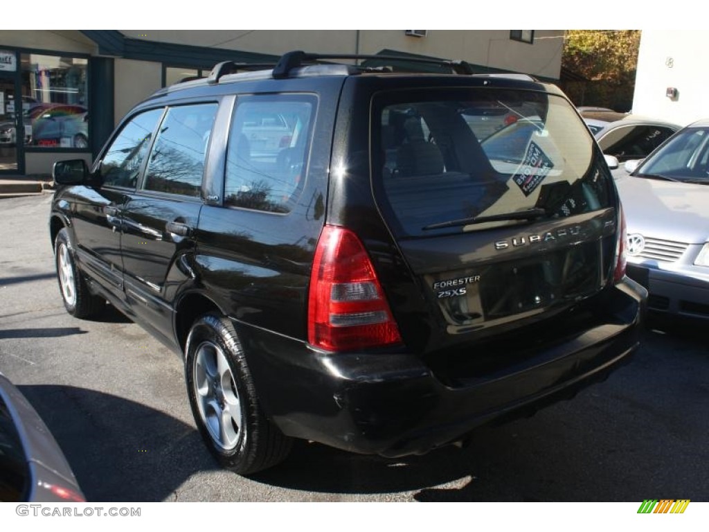 2004 Forester 2.5 XS - Java Black Pearl / Gray photo #10