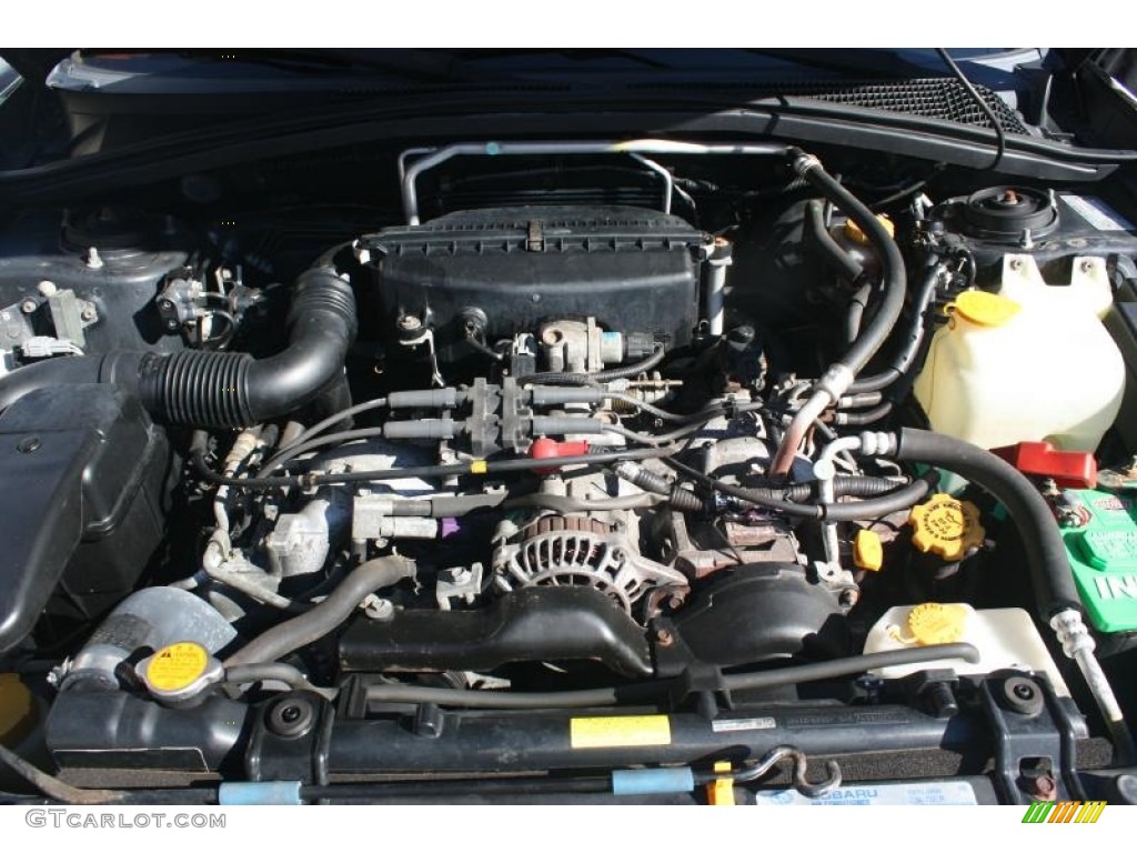 2004 Forester 2.5 XS - Java Black Pearl / Gray photo #52