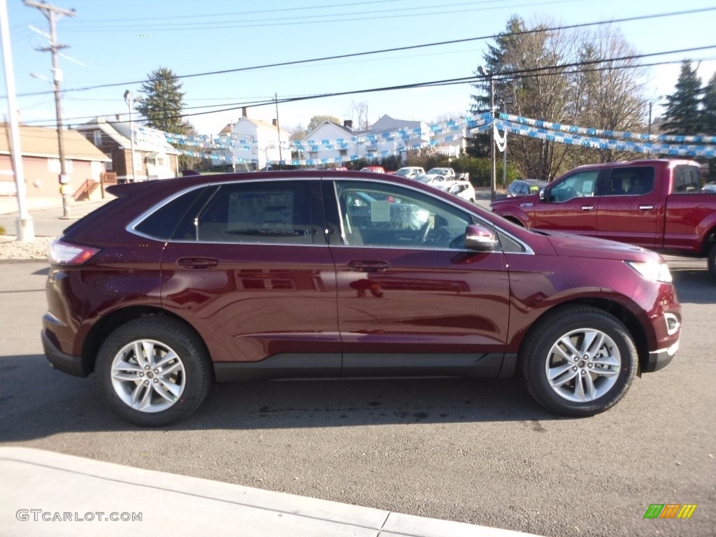 Burgundy Velvet Metallic 2017 Ford Edge SEL AWD Exterior Photo #117189502