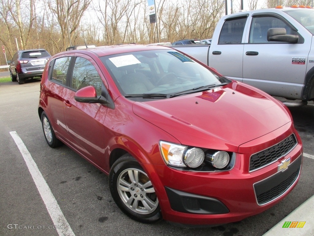 2012 Sonic LS Hatch - Victory Red / Jet Black/Dark Titanium photo #3