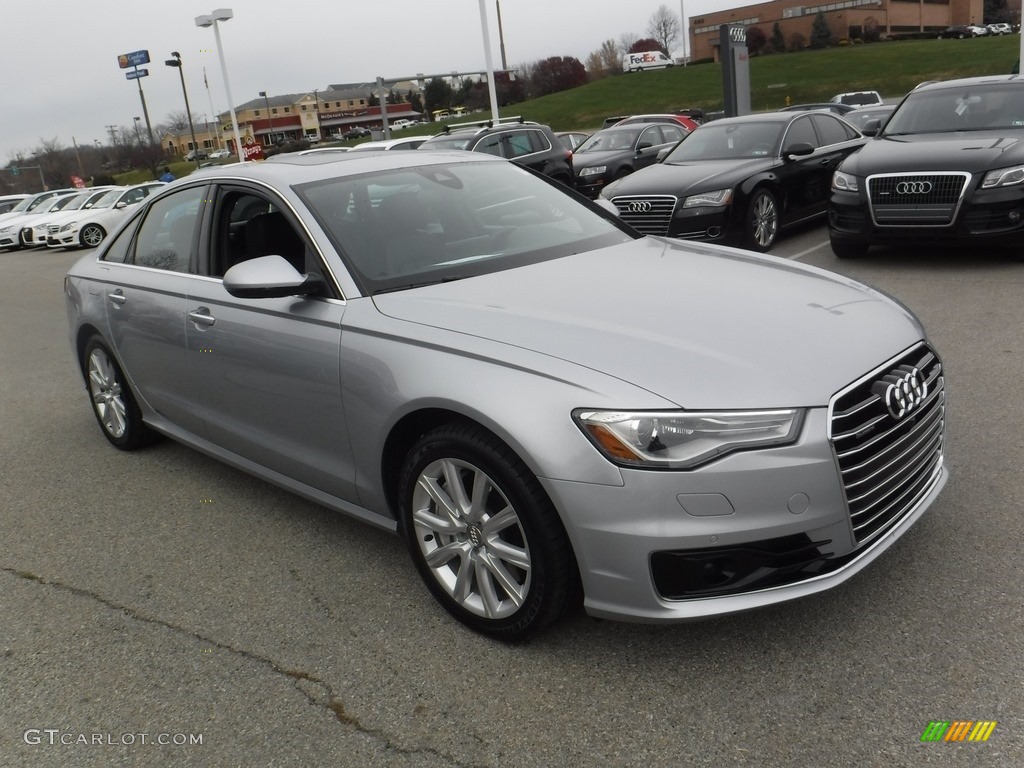 2016 A6 2.0 TFSI Premium Plus quattro - Florett Silver Metallic / Black photo #8