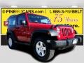 2014 Flame Red Jeep Wrangler Sport 4x4  photo #1