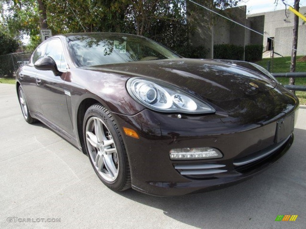 2011 Panamera S - Topaz Brown Metallic / Cognac Natural Leather photo #2