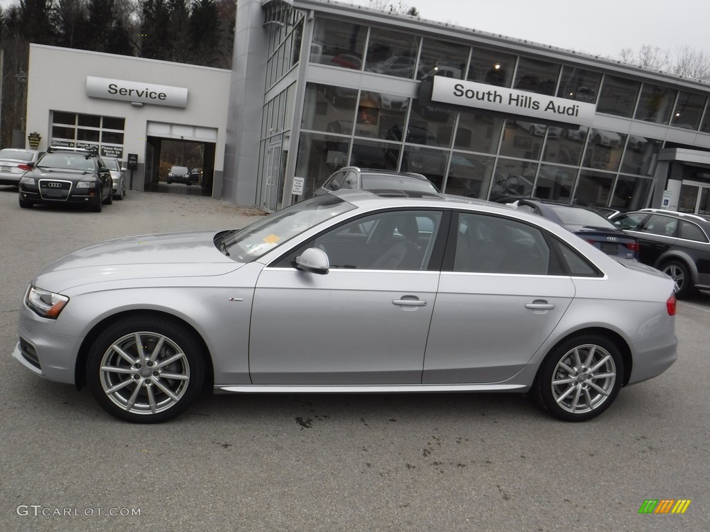 2016 A4 2.0T Premium quattro - Florett Silver Metallic / Black photo #2