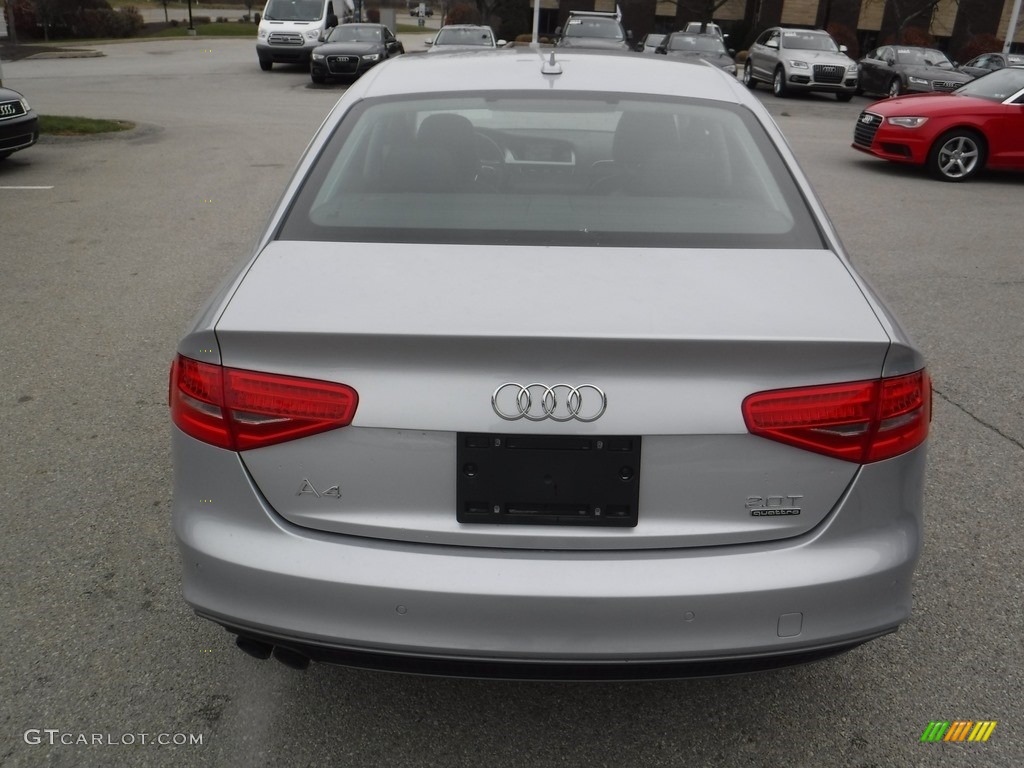 2016 A4 2.0T Premium quattro - Florett Silver Metallic / Black photo #15