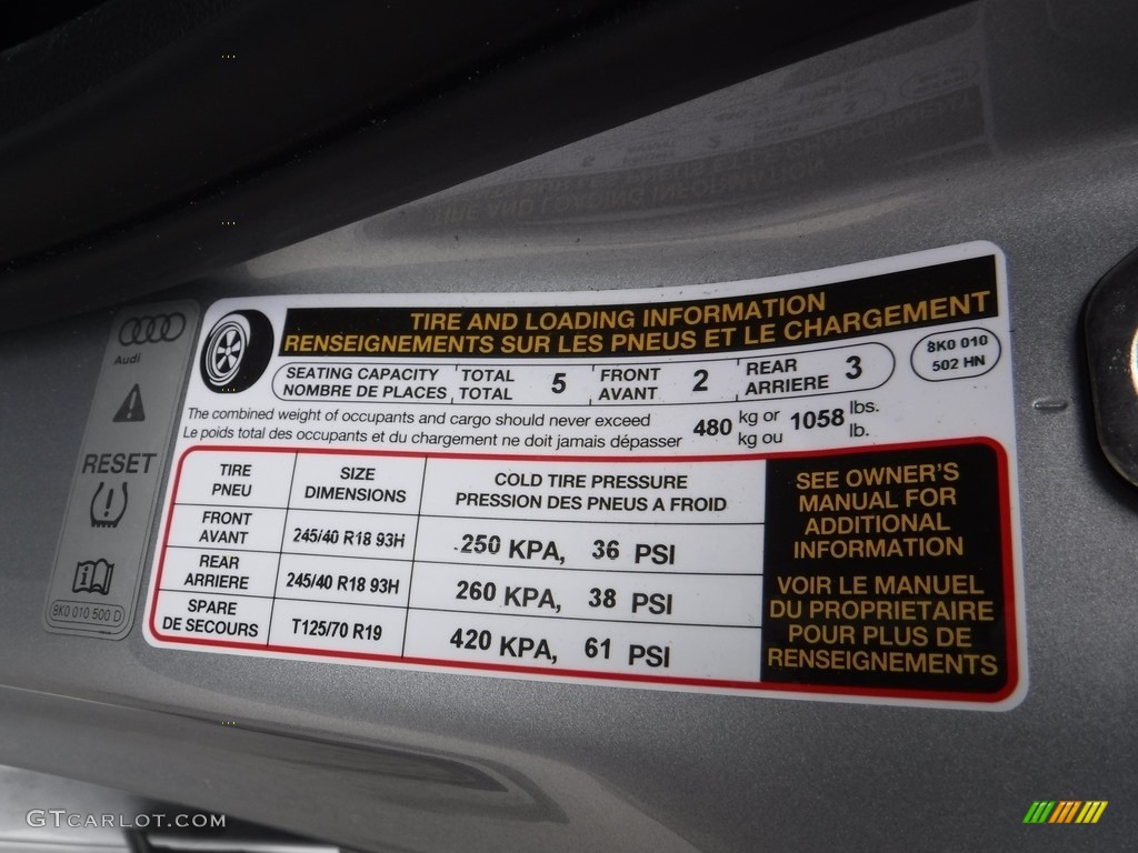 2016 A4 2.0T Premium quattro - Florett Silver Metallic / Black photo #40