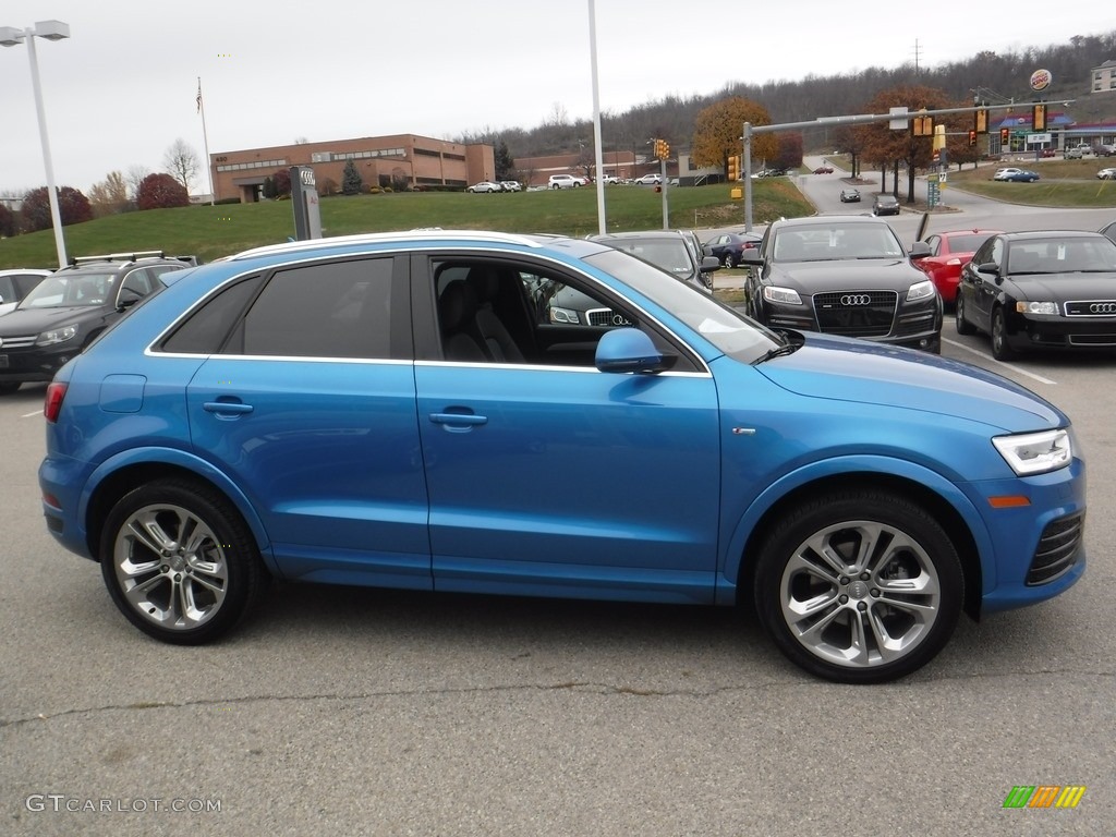 Hainan Blue Metallic 2016 Audi Q3 2.0 TSFI Prestige quattro Exterior Photo #117194323