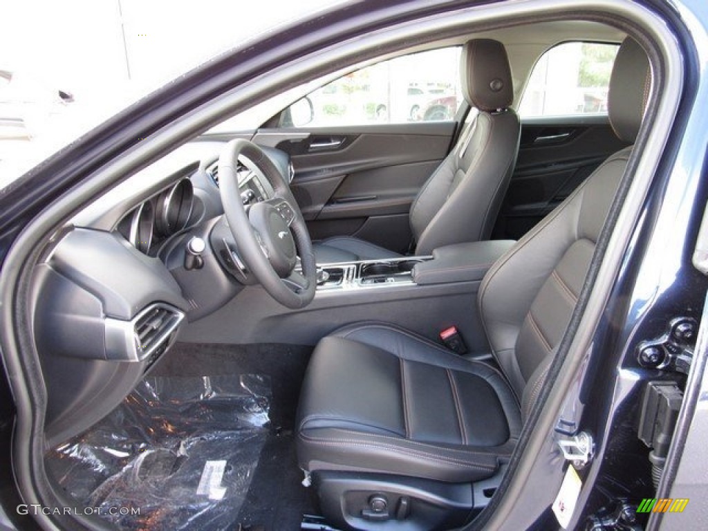 Jet Interior 2017 Jaguar XE 20d Prestige Photo #117195445