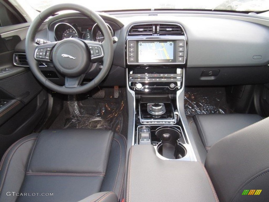2017 XE 20d Prestige - Dark Sapphire Blue / Jet photo #4