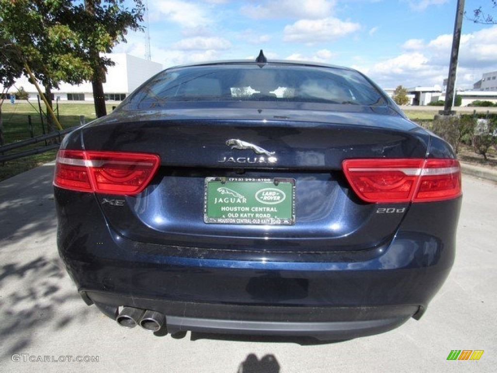 2017 XE 20d Prestige - Dark Sapphire Blue / Jet photo #8