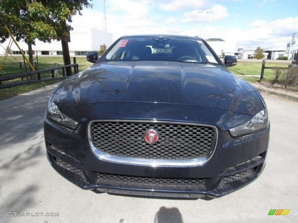 2017 XE 20d Prestige - Dark Sapphire Blue / Jet photo #9