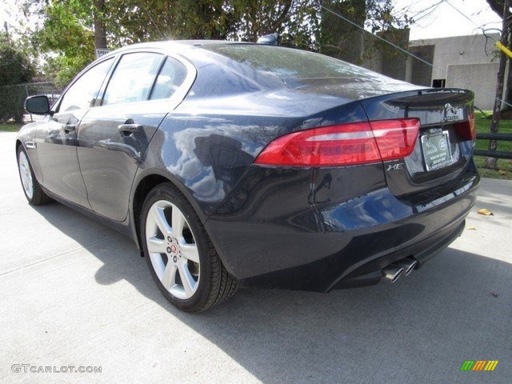 2017 XE 20d Prestige - Dark Sapphire Blue / Jet photo #12