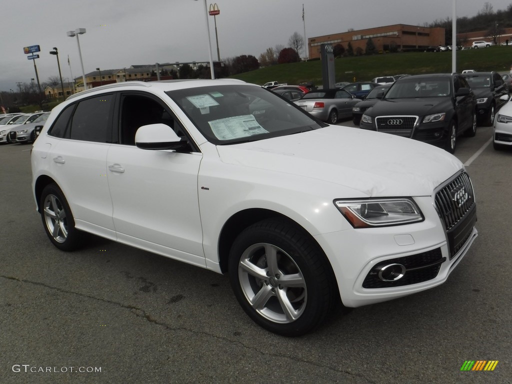 Ibis White 2017 Audi Q5 2.0 TFSI Premium Plus quattro Exterior Photo #117195673