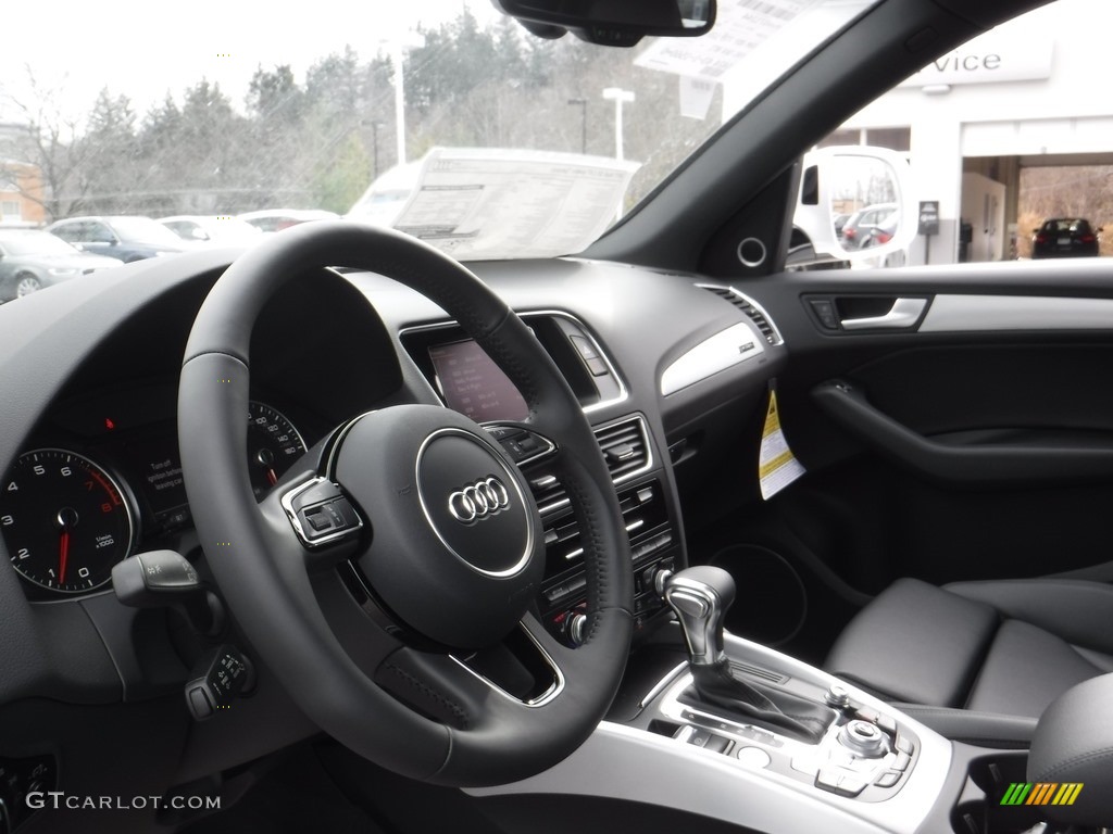 Black Interior 2017 Audi Q5 2.0 TFSI Premium Plus quattro Photo #117195838