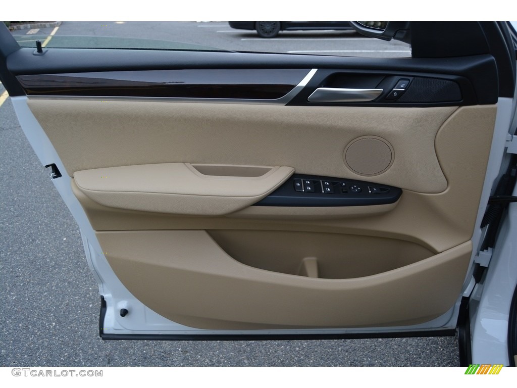 2016 X3 xDrive28i - Mineral White Metallic / Sand Beige photo #8