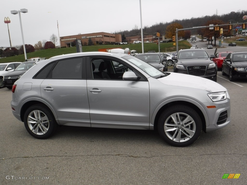 Florett Silver Metallic 2017 Audi Q3 2.0 TFSI Premium Plus quattro Exterior Photo #117196345