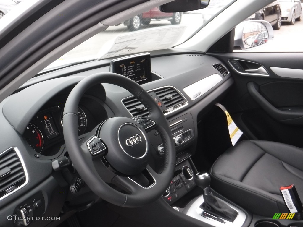 2017 Audi Q3 2.0 TFSI Premium Plus quattro Black Dashboard Photo #117196459