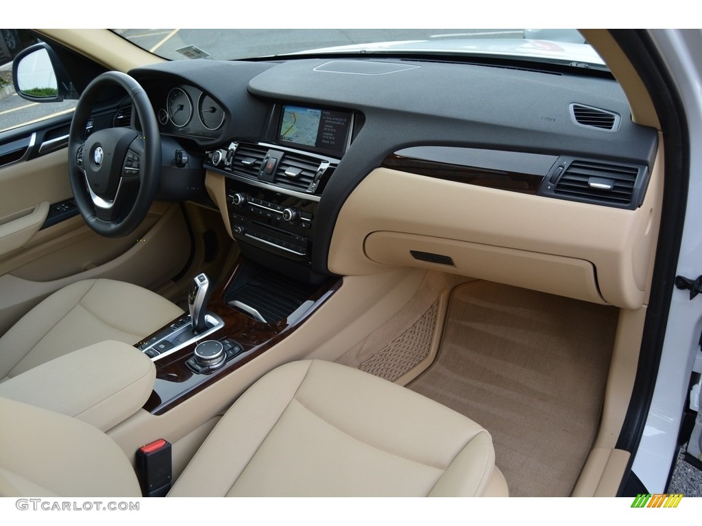 2016 X3 xDrive28i - Mineral White Metallic / Sand Beige photo #27