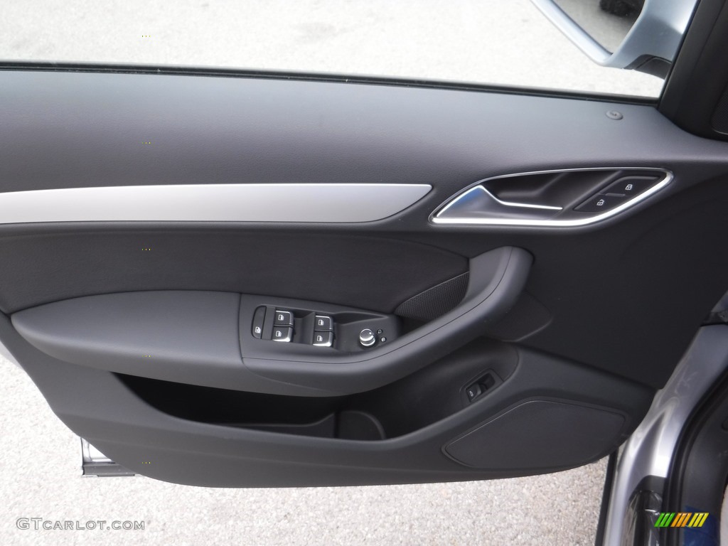 2017 Audi Q3 2.0 TFSI Premium Plus quattro Black Door Panel Photo #117196501
