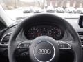 2017 Audi Q3 Black Interior Steering Wheel Photo