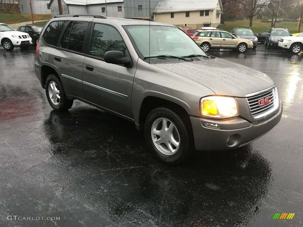 2007 Envoy SLE 4x4 - Steel Gray Metallic / Light Gray photo #1