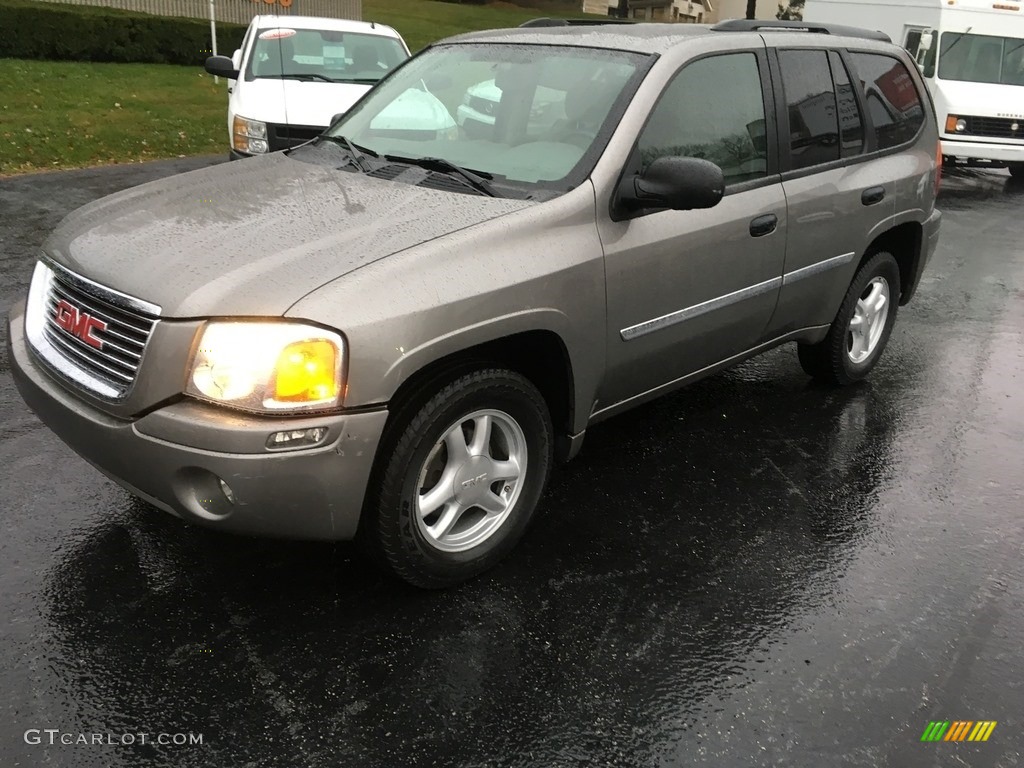 2007 Envoy SLE 4x4 - Steel Gray Metallic / Light Gray photo #2