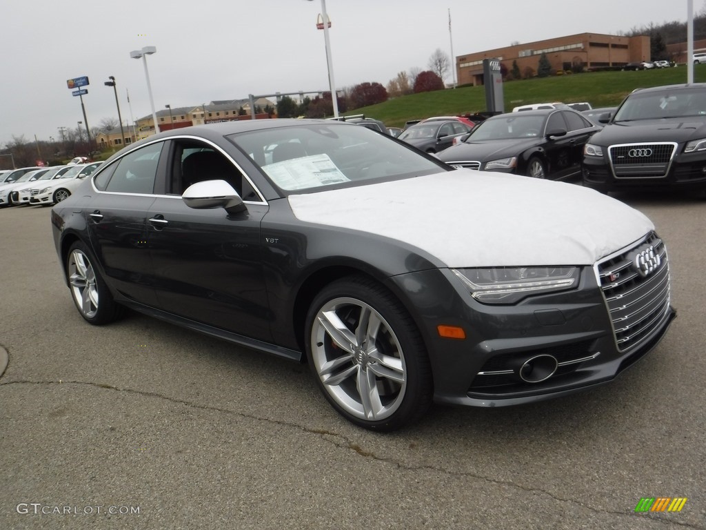 Daytona Gray Pearl 2017 Audi S7 Prestige quattro Exterior Photo #117196894